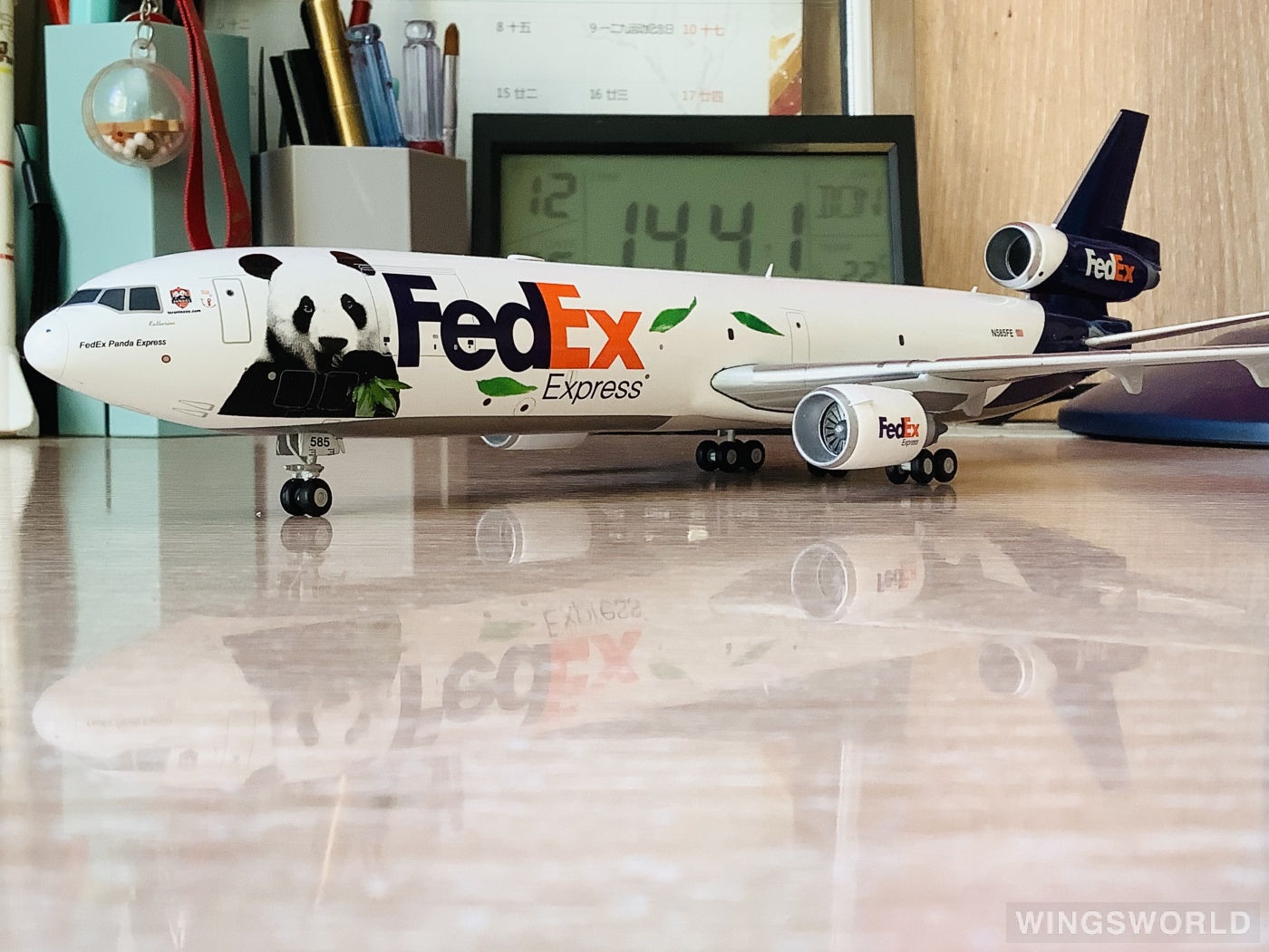 JC Wings 1:200 XX2284 FedEx 联邦快递 McDonnell Douglas MD-11 N585FE