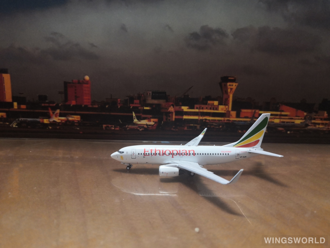 Pandamodel 1:400 202136 Ethiopian Airlines 埃塞俄比亚航空 Boeing 737-700 ET-ALN
