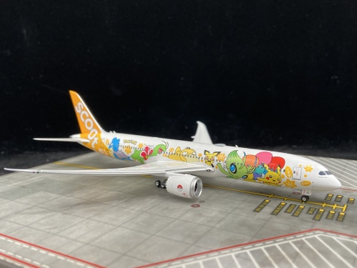 Phoenix 1/400 scoot 787セット Highly detailed Phoenix diecast model airplane Scoot Boeing