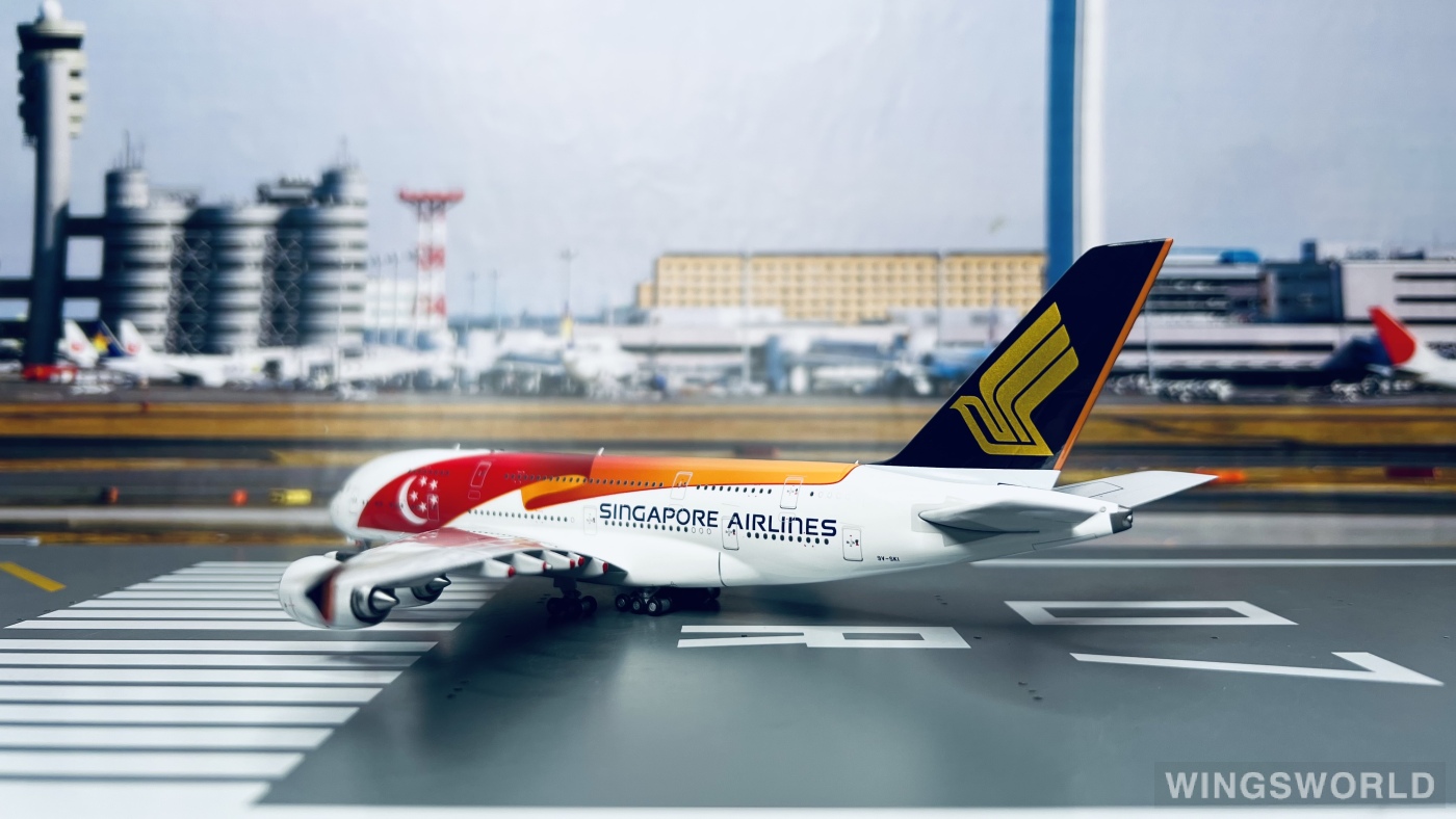 Aviation400 1:400 AV4132 Singapore Airlines 新加坡航空 Airbus A380-800 9V-SKI