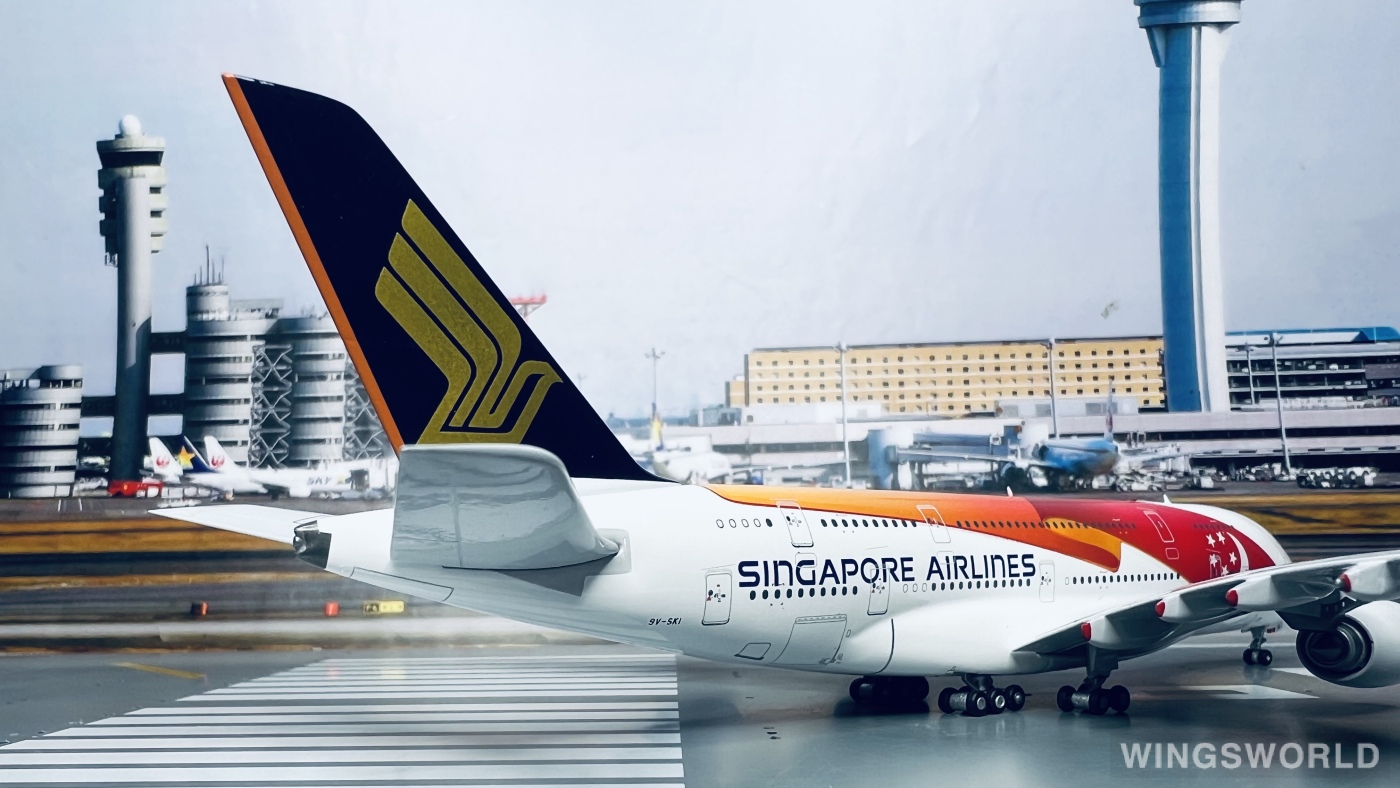 Aviation400 1:400 AV4132 Singapore Airlines 新加坡航空 Airbus A380-800 9V-SKI