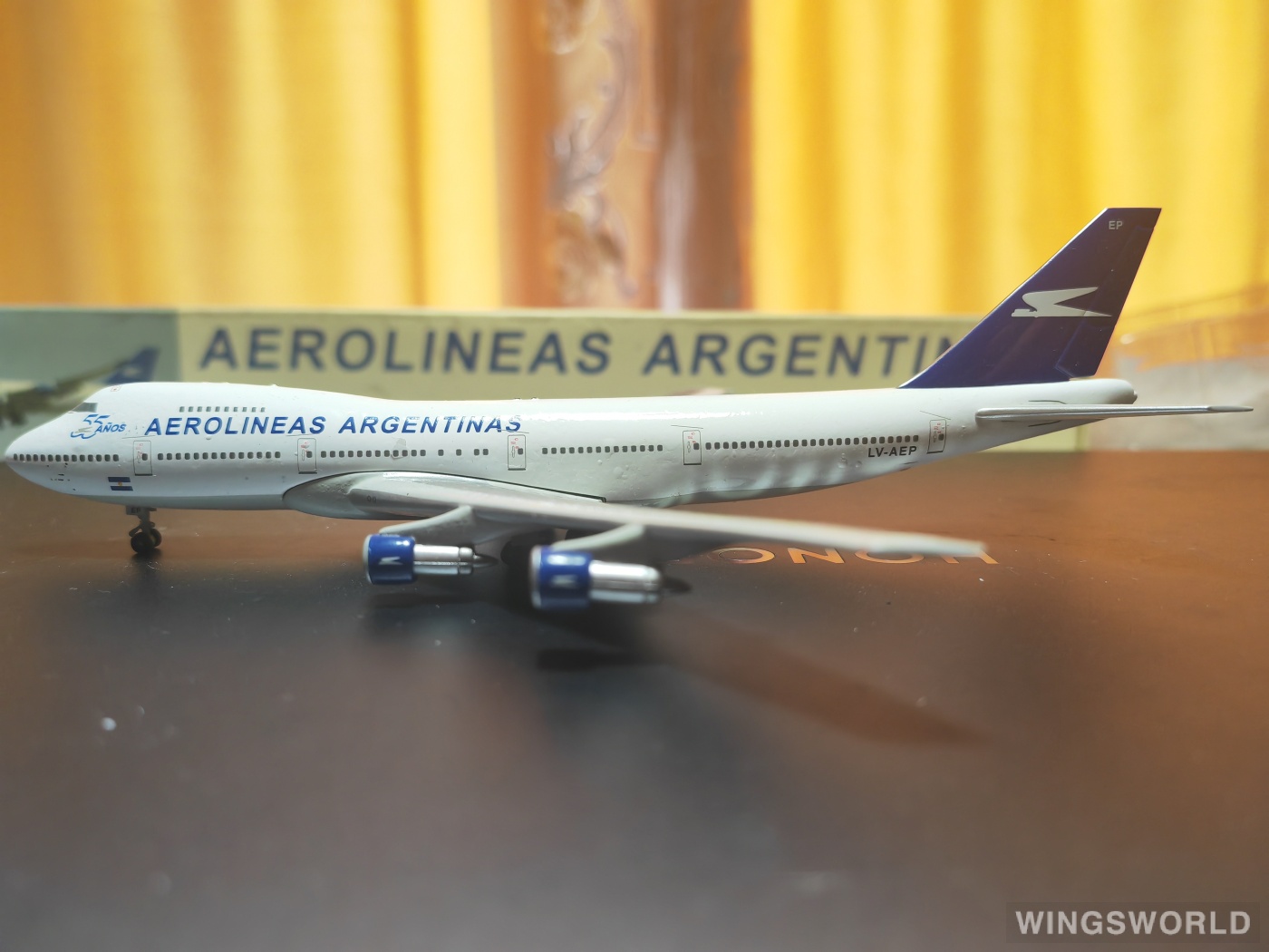 Magic 1:400 6991263600061 Aerolíneas Argentinas 阿根廷航空 Boeing 747-200 LV-AEP
