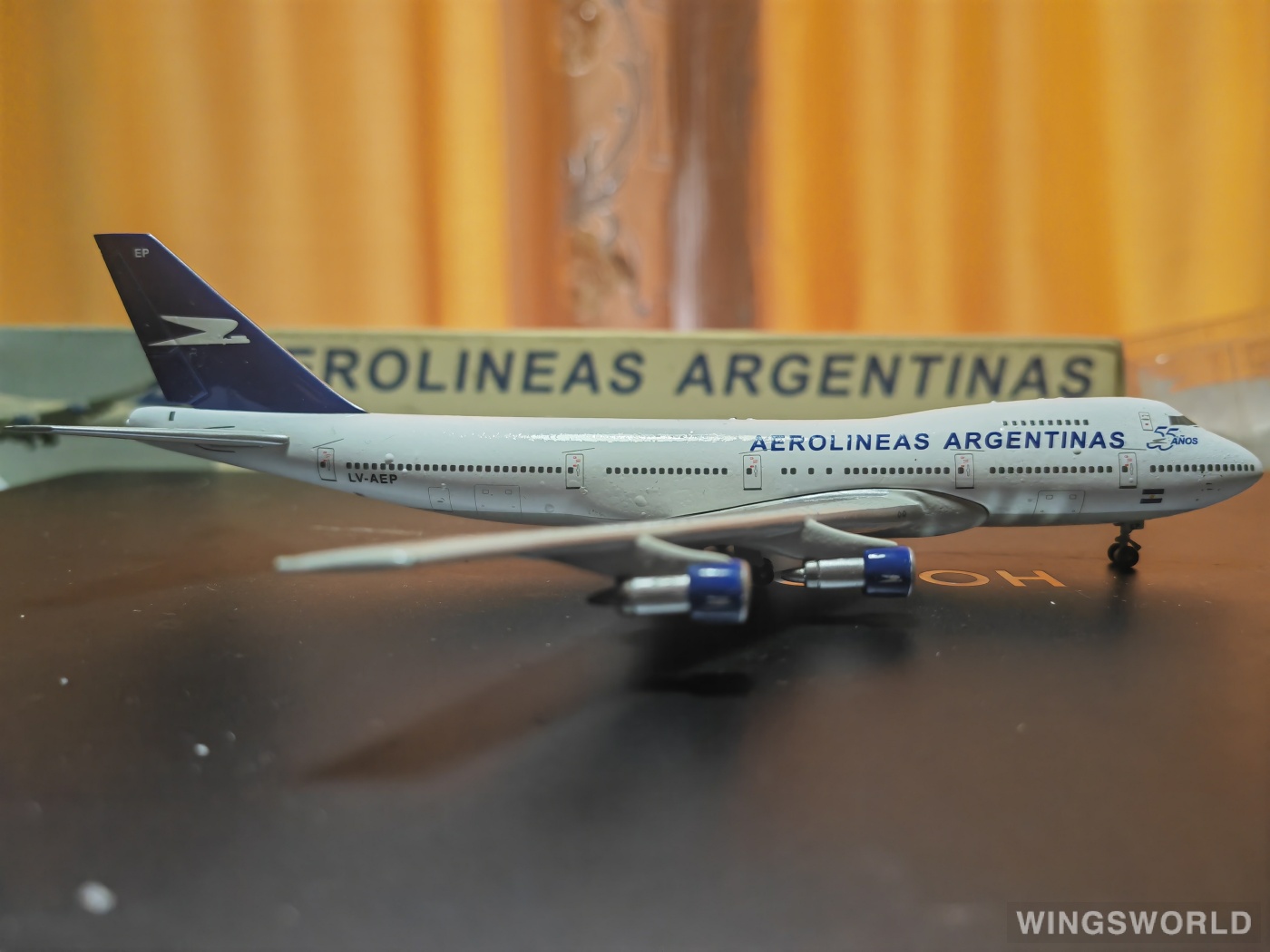 Magic 1:400 6991263600061 Aerolíneas Argentinas 阿根廷航空 Boeing 747-200 LV-AEP