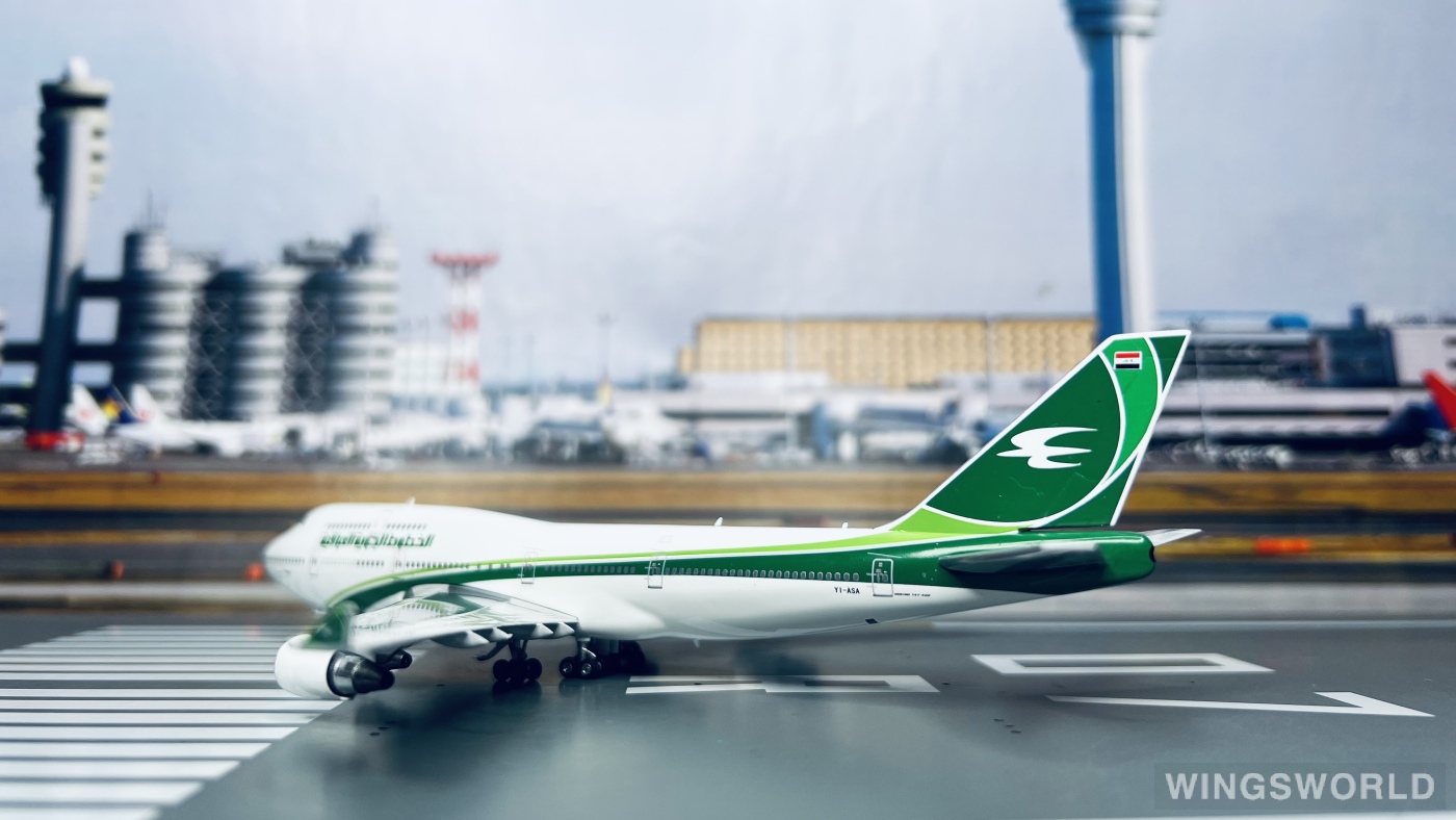 Phoenix 1:400 PH11151 Iraqi Airways 伊拉克航空 Boeing 747-400 YI-ASA