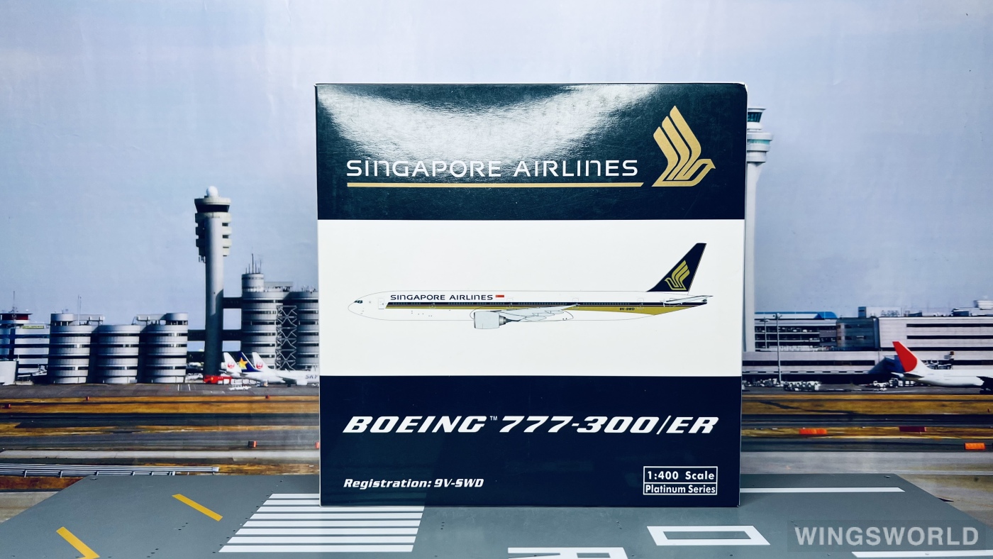 Phoenix 1:400 PH10385 Singapore Airlines 新加坡航空 Boeing 777-300ER 9V-SWD