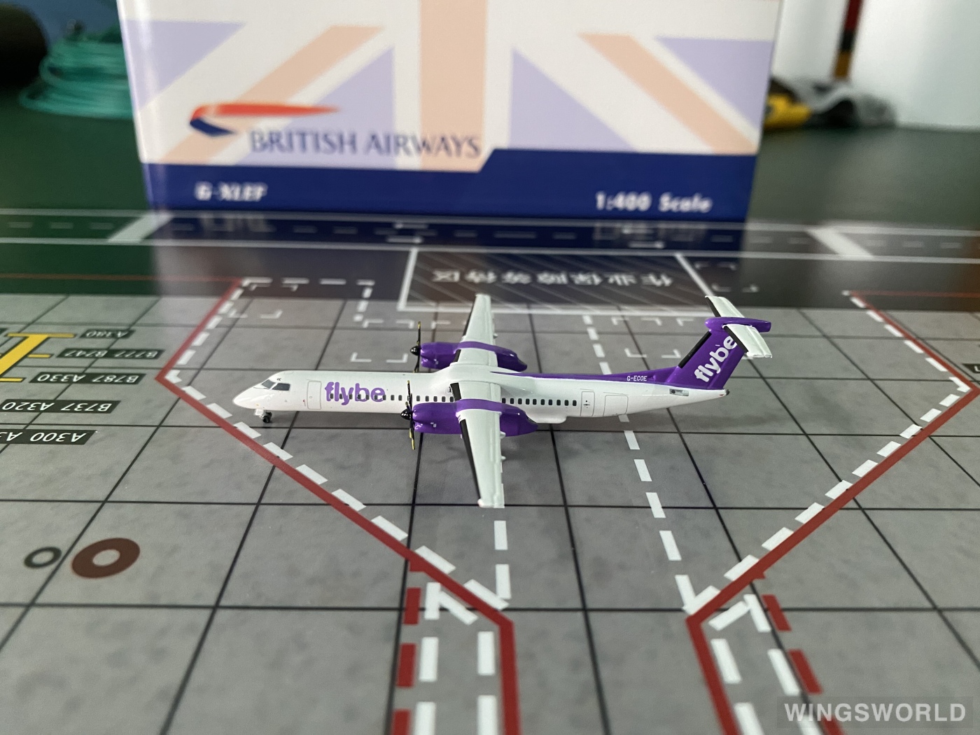 Geminijets 1:400 GJBEE2162 Flybe 弗莱比航空 Bombardier Dash 8-400 G-ECOE