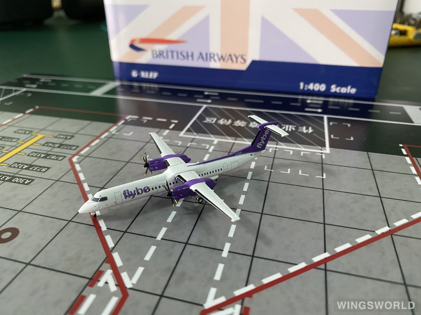 Geminijets 1:400 GJBEE2162 Flybe 弗莱比航空 Bombardier Dash 8-400 G-ECOE