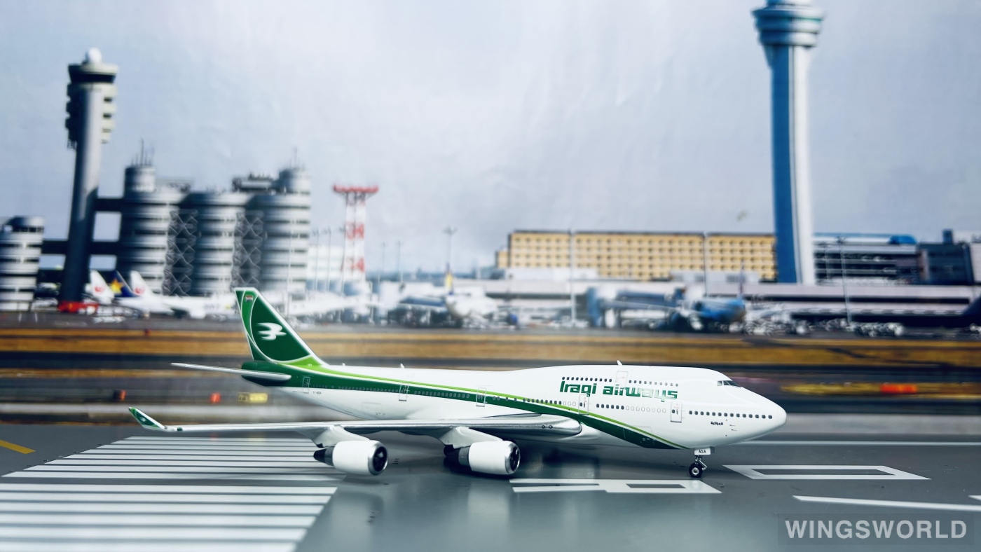 Phoenix 1:400 PH11151 Iraqi Airways 伊拉克航空 Boeing 747-400 YI-ASA