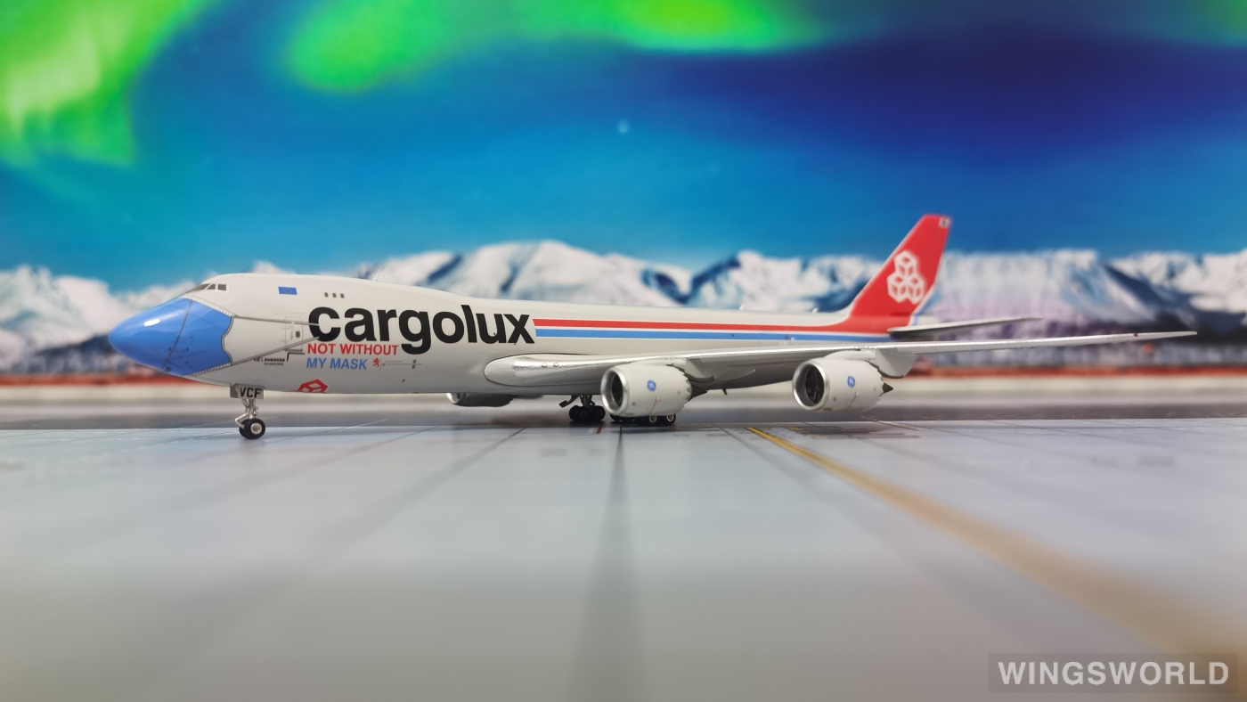 Phoenix 1:400 PH11638 Cargolux 卢森堡货运航空 Boeing 747-8F LX-VCF