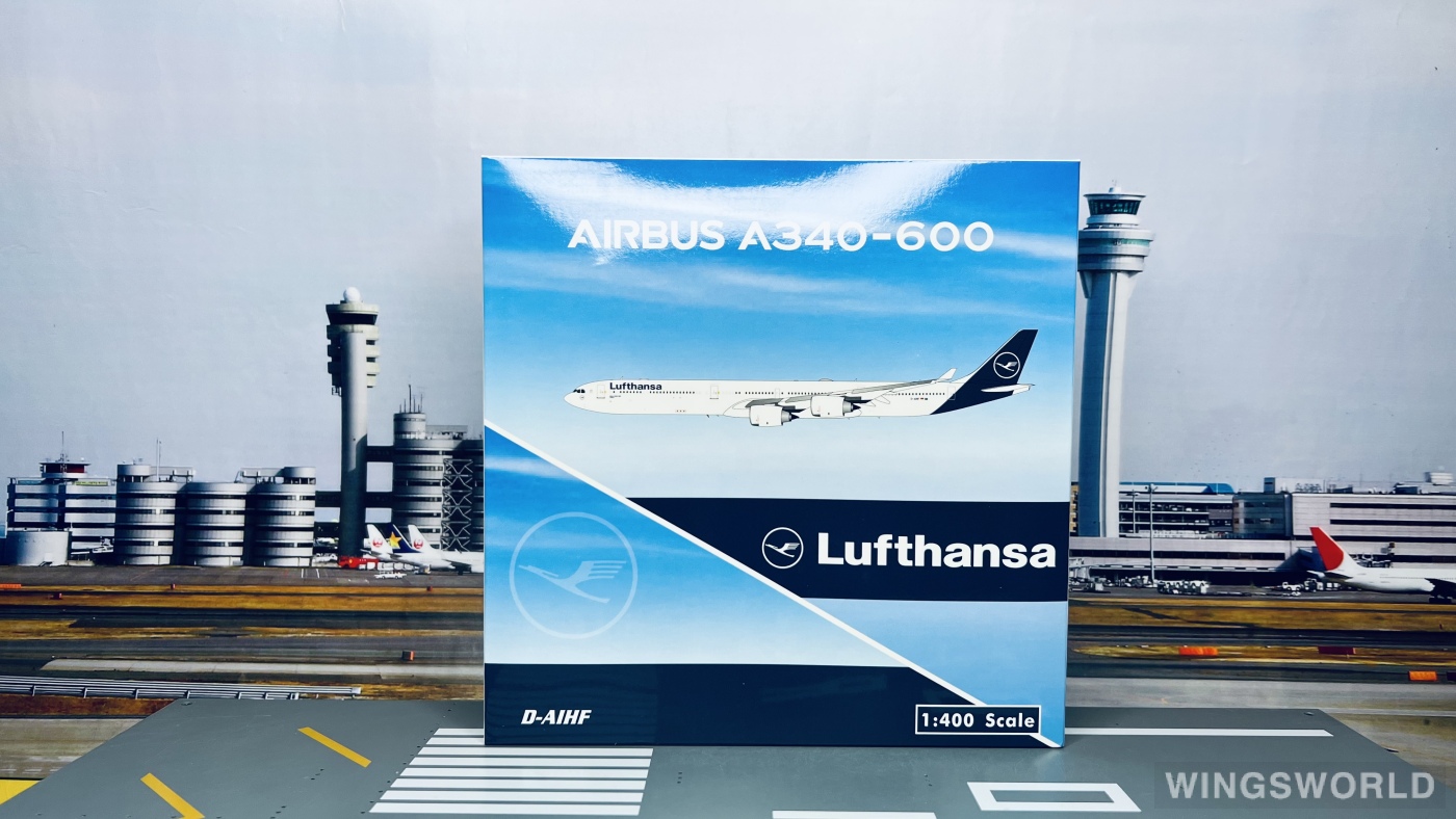 Phoenix 1:400 PH04484 Lufthansa 汉莎航空 Airbus A340-600 D-AIHF