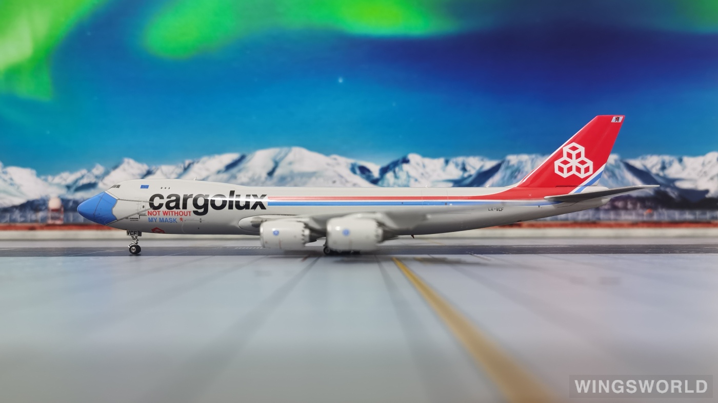 Phoenix 1:400 PH11638 Cargolux 卢森堡货运航空 Boeing 747-8F LX-VCF