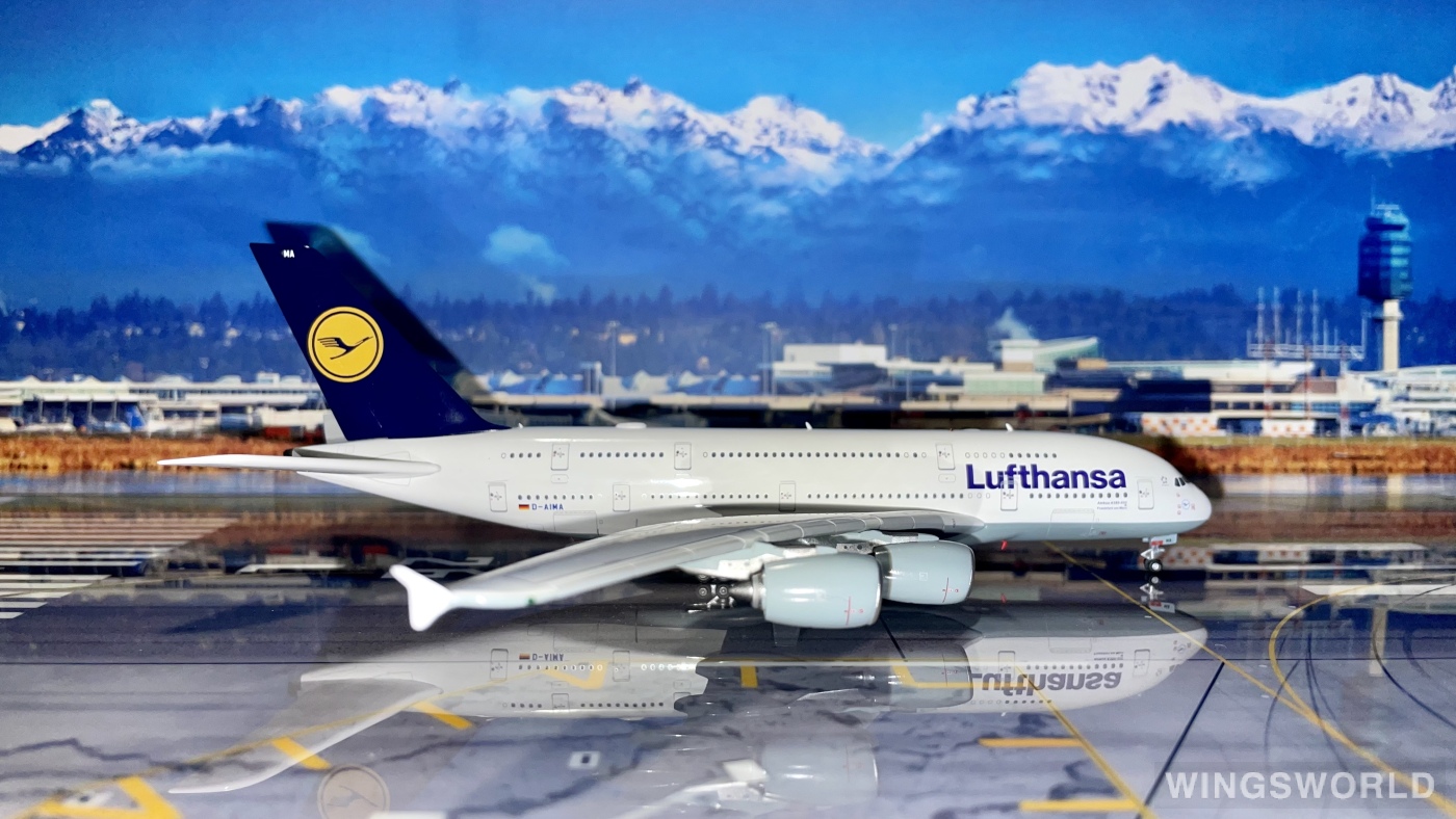 Aviation400 1:400 AV4134 Lufthansa 汉莎航空 Airbus A380-800 D-AIMA