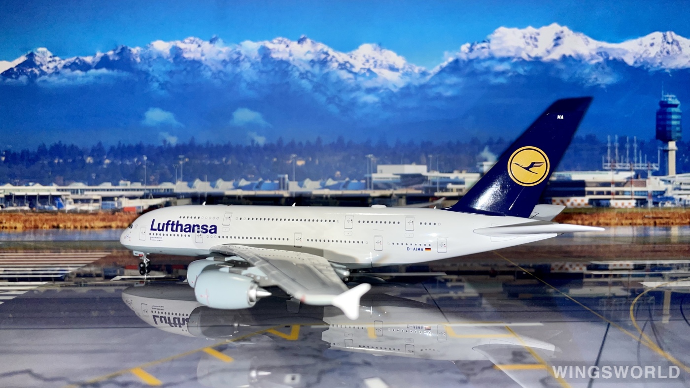 Aviation400 1:400 AV4134 Lufthansa 汉莎航空 Airbus A380-800 D-AIMA