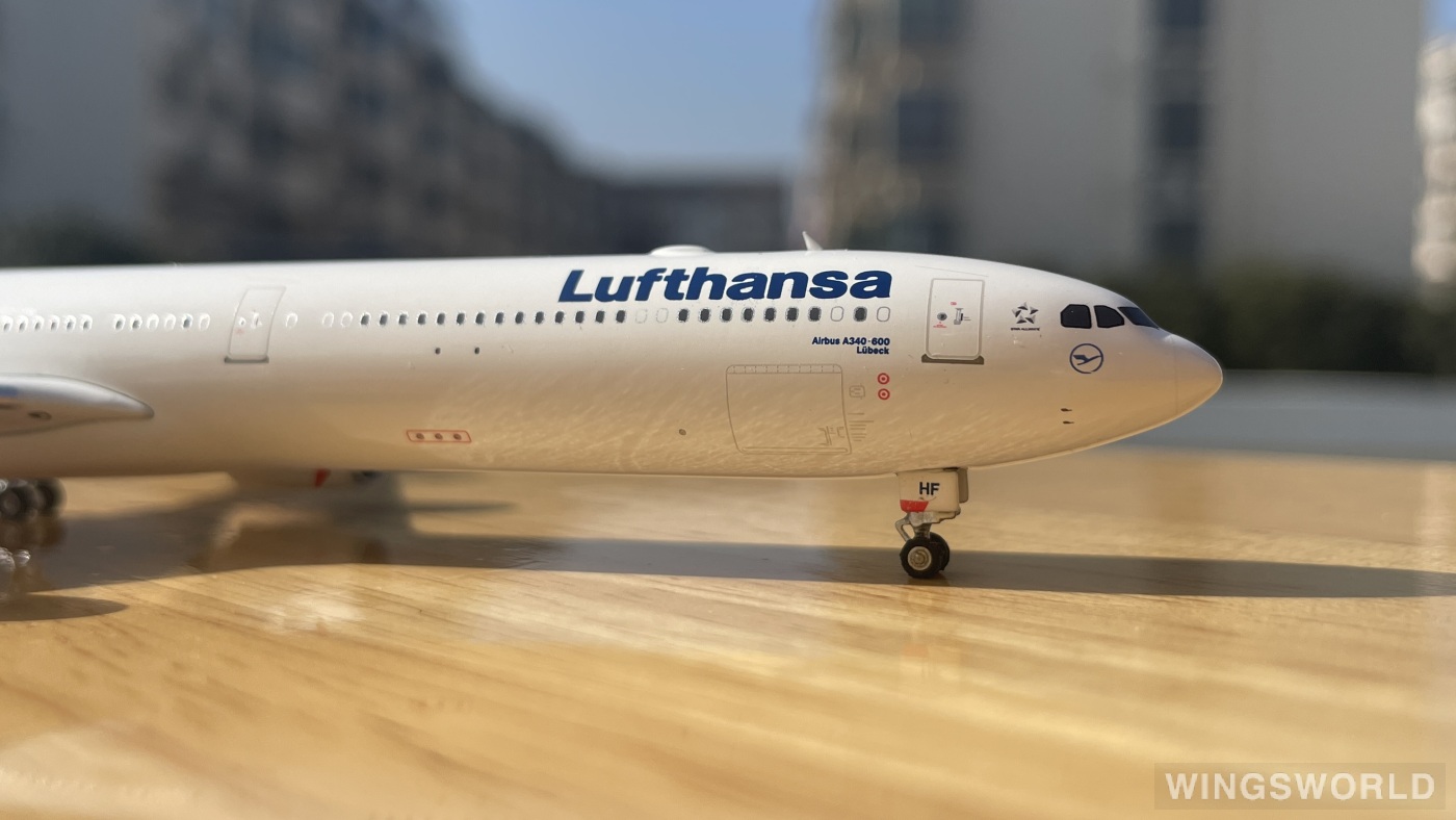 Phoenix 1:400 PH04484 Lufthansa 汉莎航空 Airbus A340-600 D-AIHF