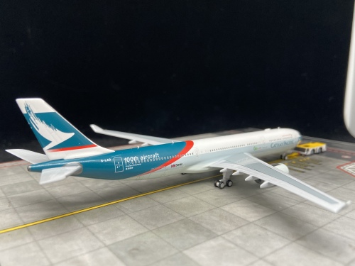 Cathay Pacific 国泰航空 Airbus A330-300 B-LAD 国泰成立60周年/第100架飞机进步精神号 PMBLAD Pandamodel 1:400