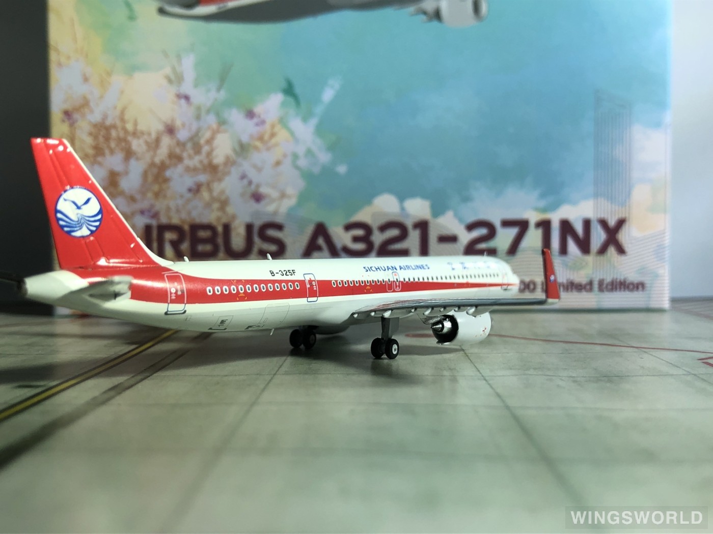 HYJLwings 1:400 HY210075 Sichuan Airlines 四川航空 Airbus A321neo B-325F