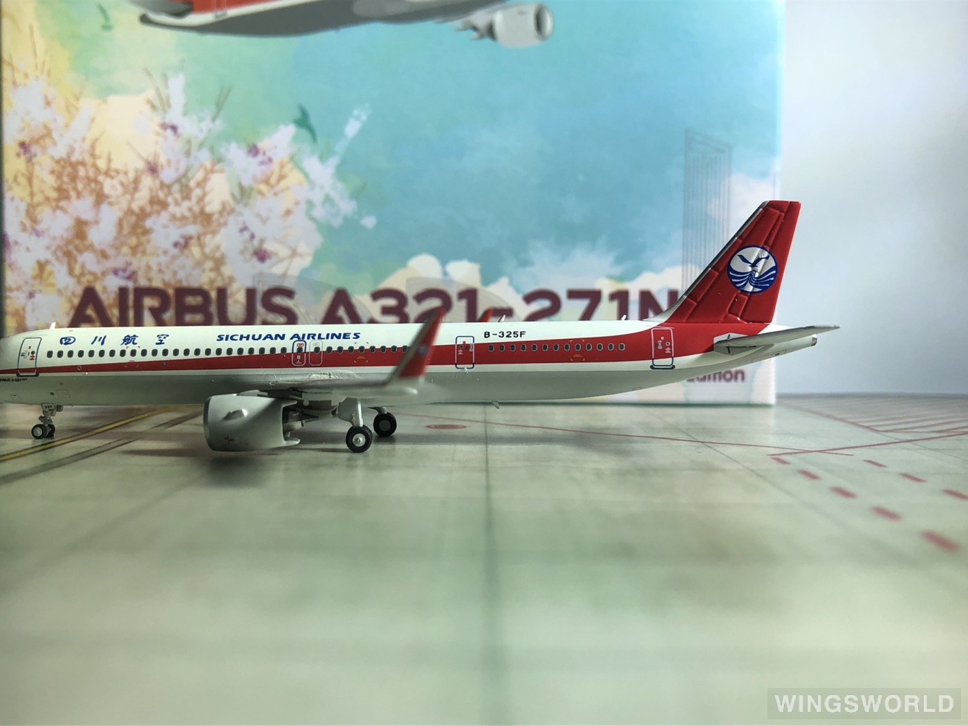 HYJLwings 1:400 HY210075 Sichuan Airlines 四川航空 Airbus A321neo B-325F