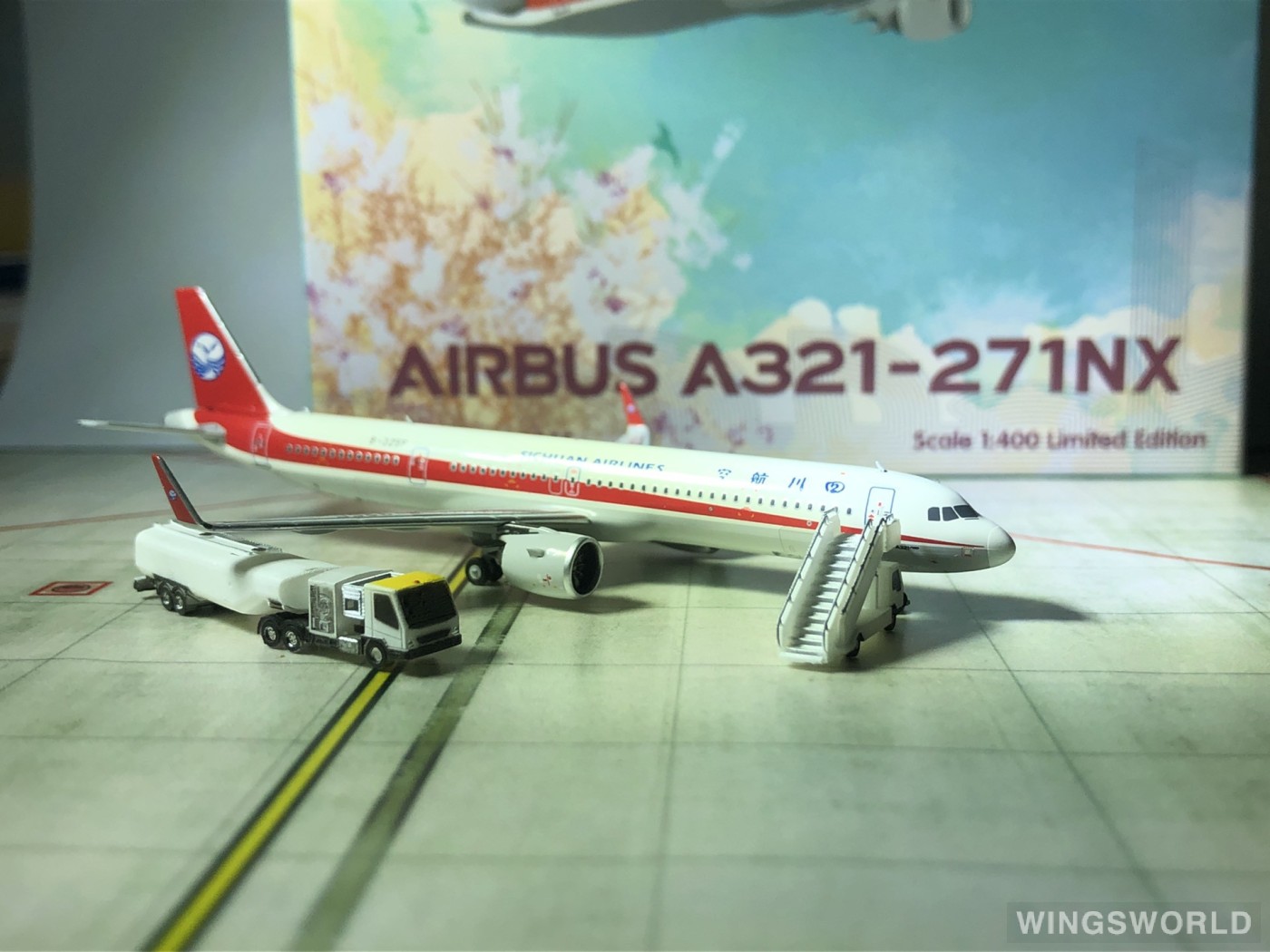 HYJLwings 1:400 HY210075 Sichuan Airlines 四川航空 Airbus A321neo B-325F