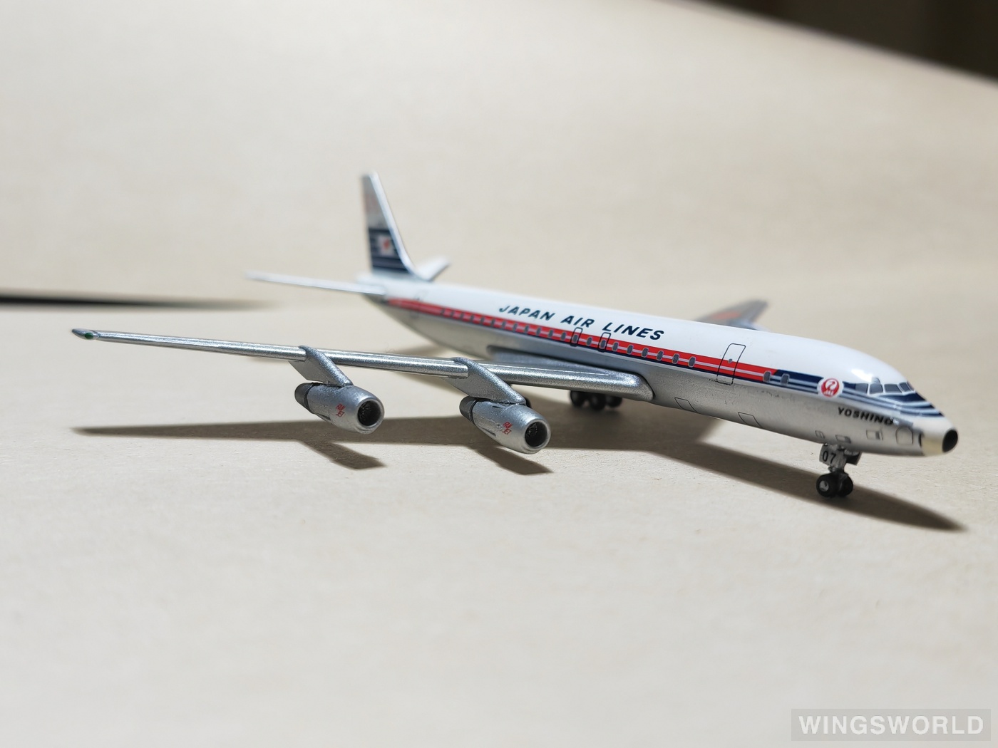DeAGOSTINI 1:400 47 Japan Airlines 日本航空 Douglas DC-8 JA8007