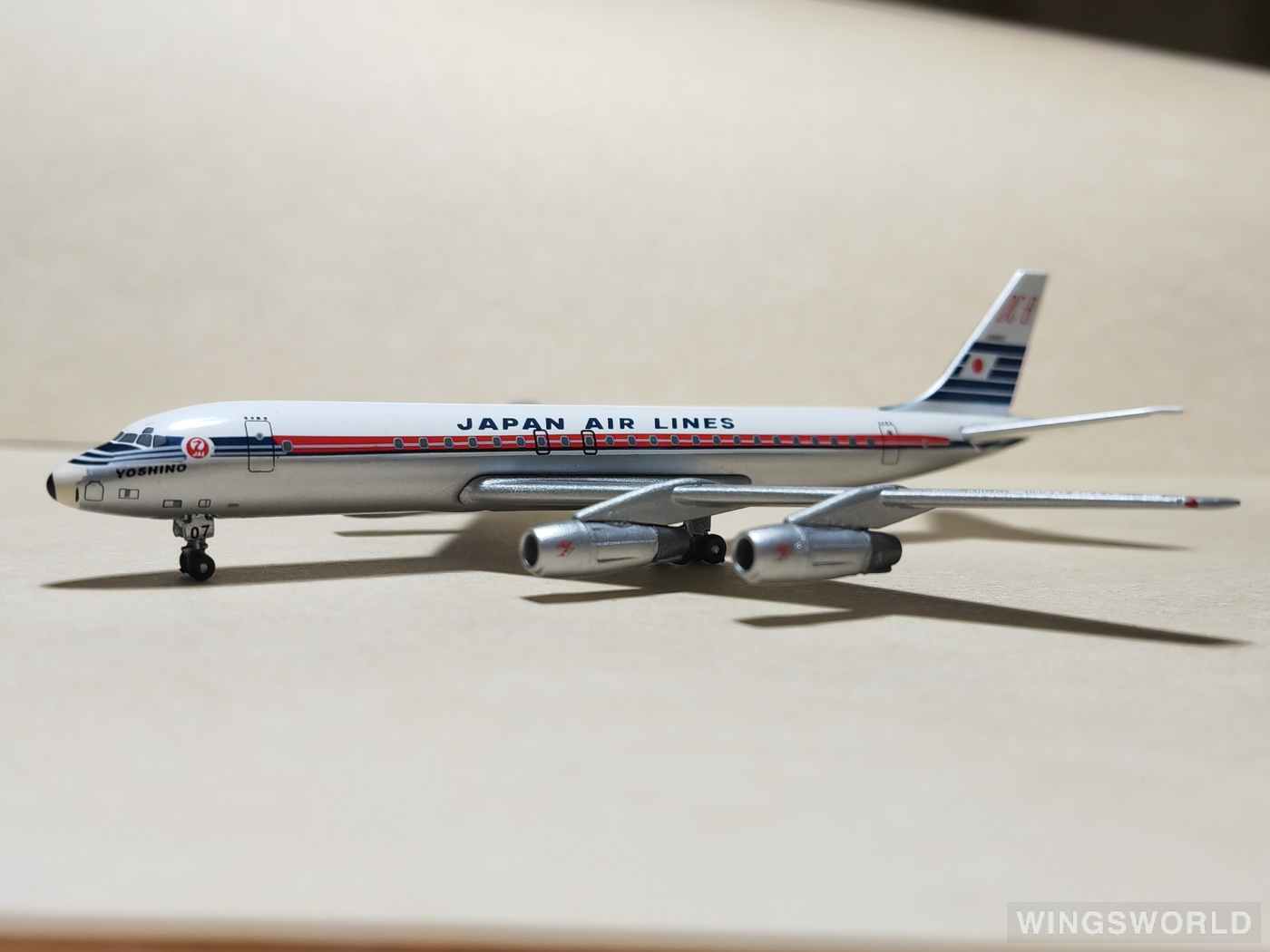 DeAGOSTINI 1:400 47 Japan Airlines 日本航空 Douglas DC-8 JA8007