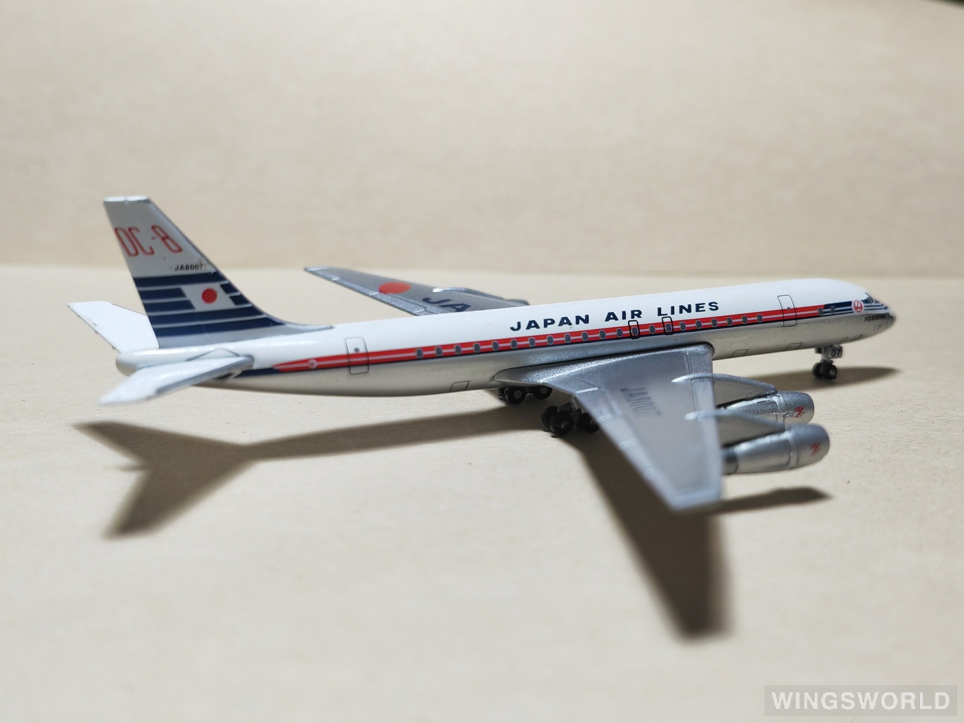 DeAGOSTINI 1:400 47 Japan Airlines 日本航空 Douglas DC-8 JA8007