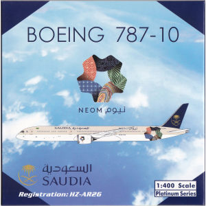 Saudia 沙特阿拉伯航空 Boeing 787-10 HZ-AR26  PH11778 Phoenix 1:400