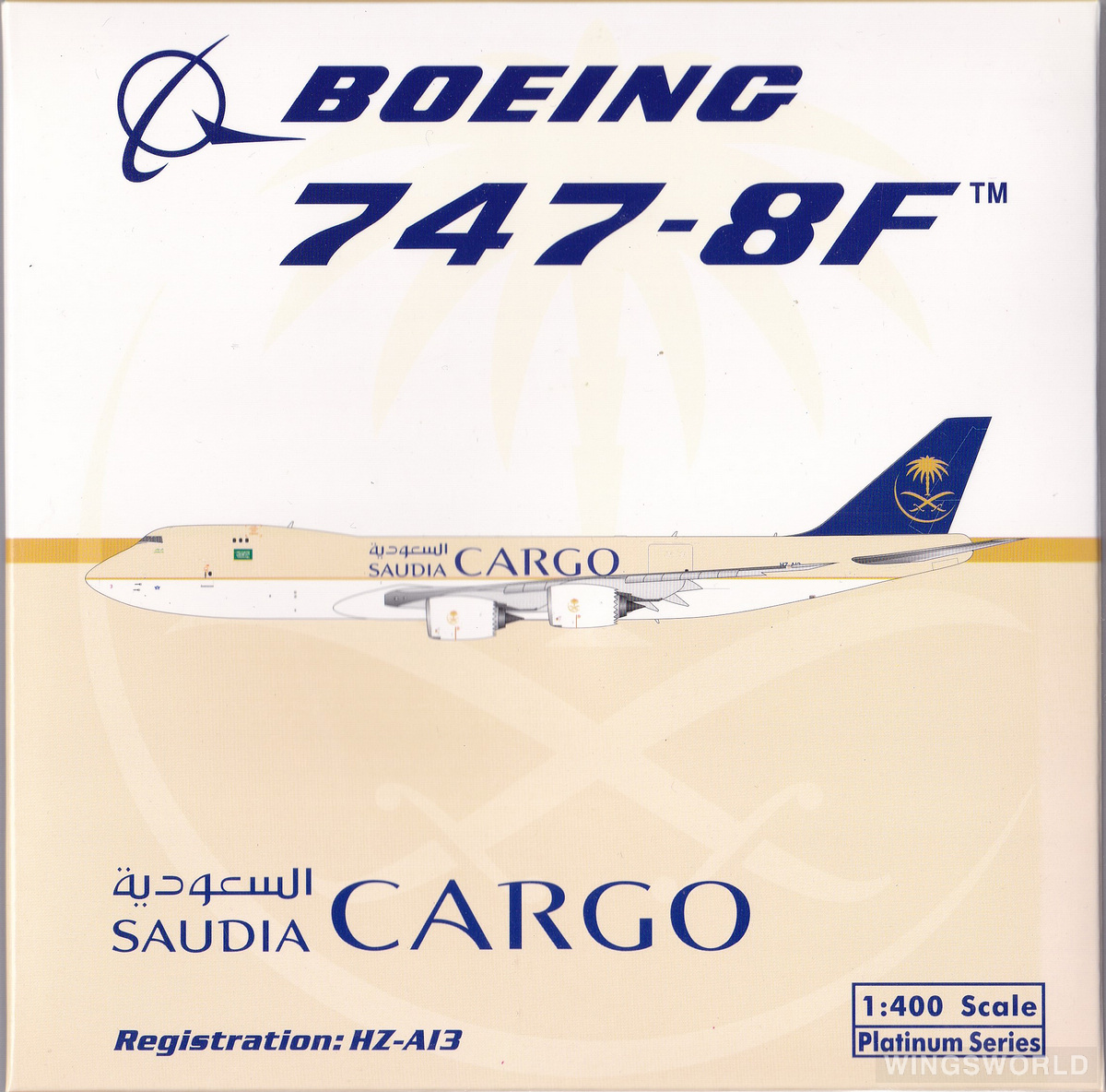 Phoenix 1:400 PH10796 Saudia 沙特阿拉伯航空 Boeing 747-8F HZ-AI3