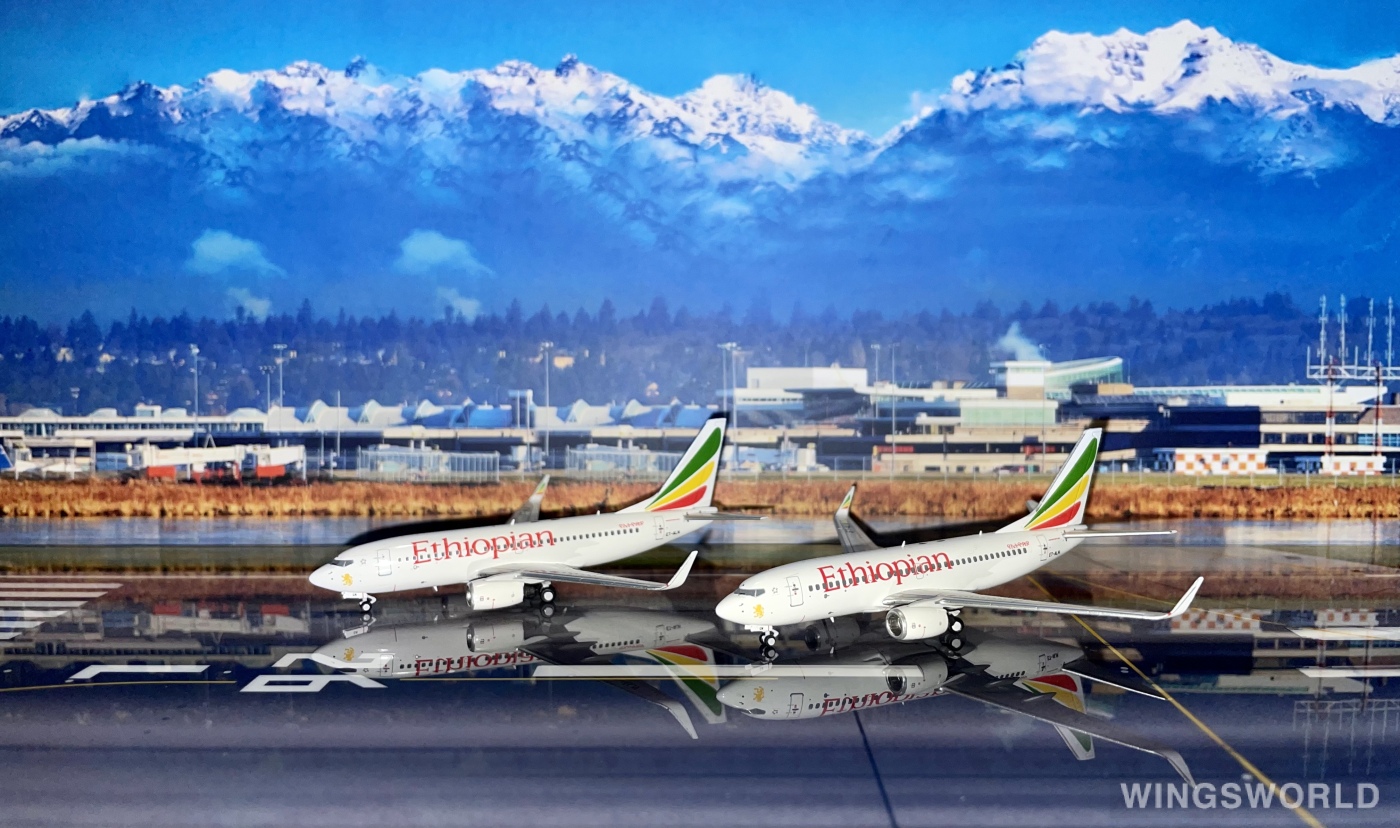 Pandamodel 1:400 202136 Ethiopian Airlines 埃塞俄比亚航空 Boeing 737-700 ET-ALN