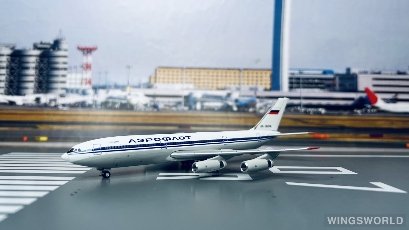 JC Wings 1:400 XX40090 Aeroflot 俄罗斯航空 Ilyushin Il-86 RA-86074