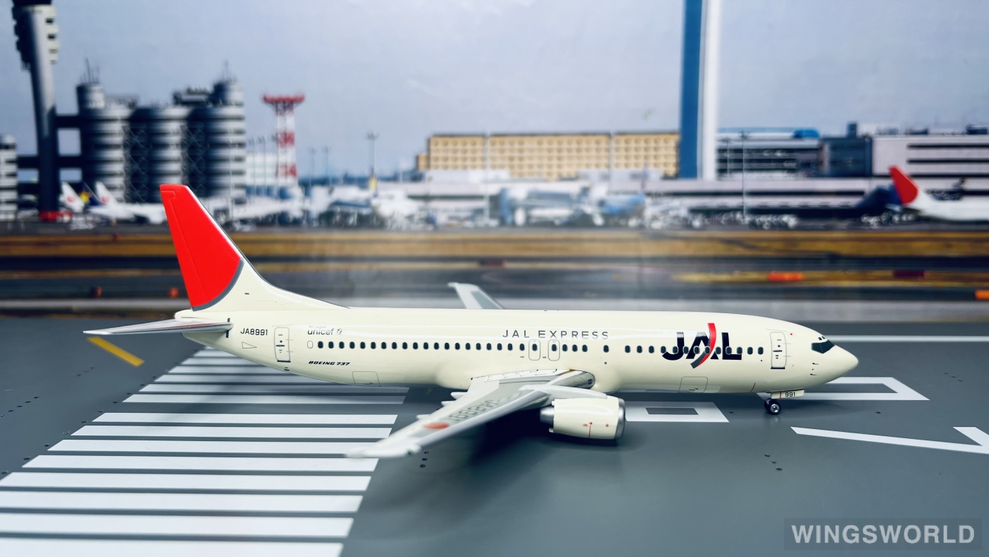 Phoenix 1:200 PH20018 Japan Airlines 日本航空 Boeing 737-400 JA8991