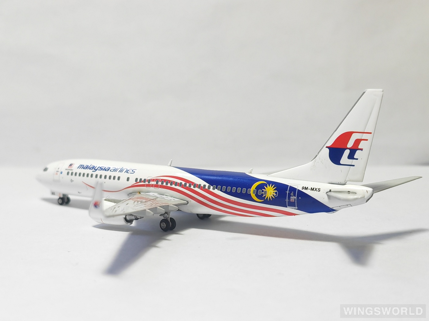 Geminijets 1:400 GJMAS1681 Malaysia Airlines 马来西亚航空 Boeing 737-800 9M-MXS