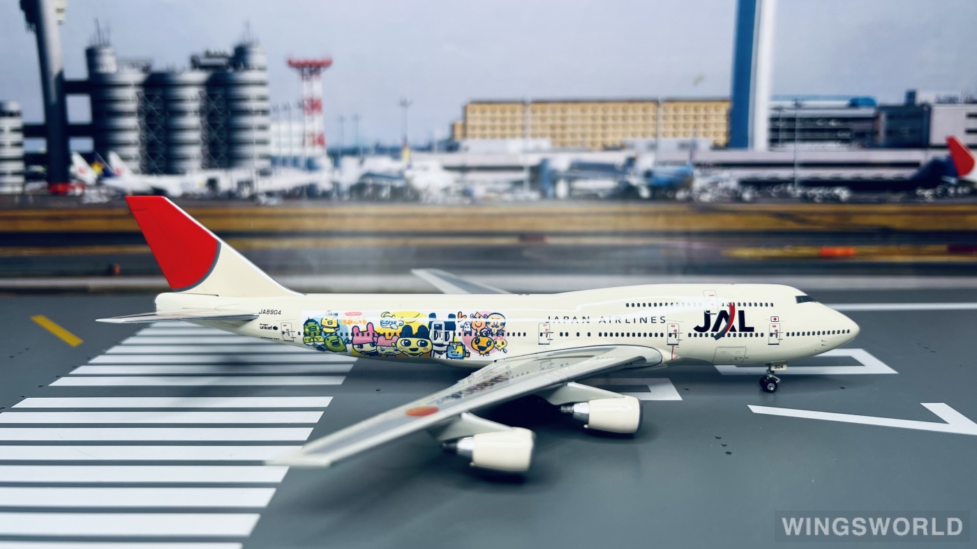 Phoenix 1:400 PH10191 Japan Airlines 日本航空 Boeing 747-400 JA8904