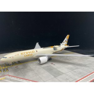 Etihad Airways 阿提哈德航空 Boeing 777-200LR A6-DDE 开门货机 GJETD2146 Geminijets 1:400