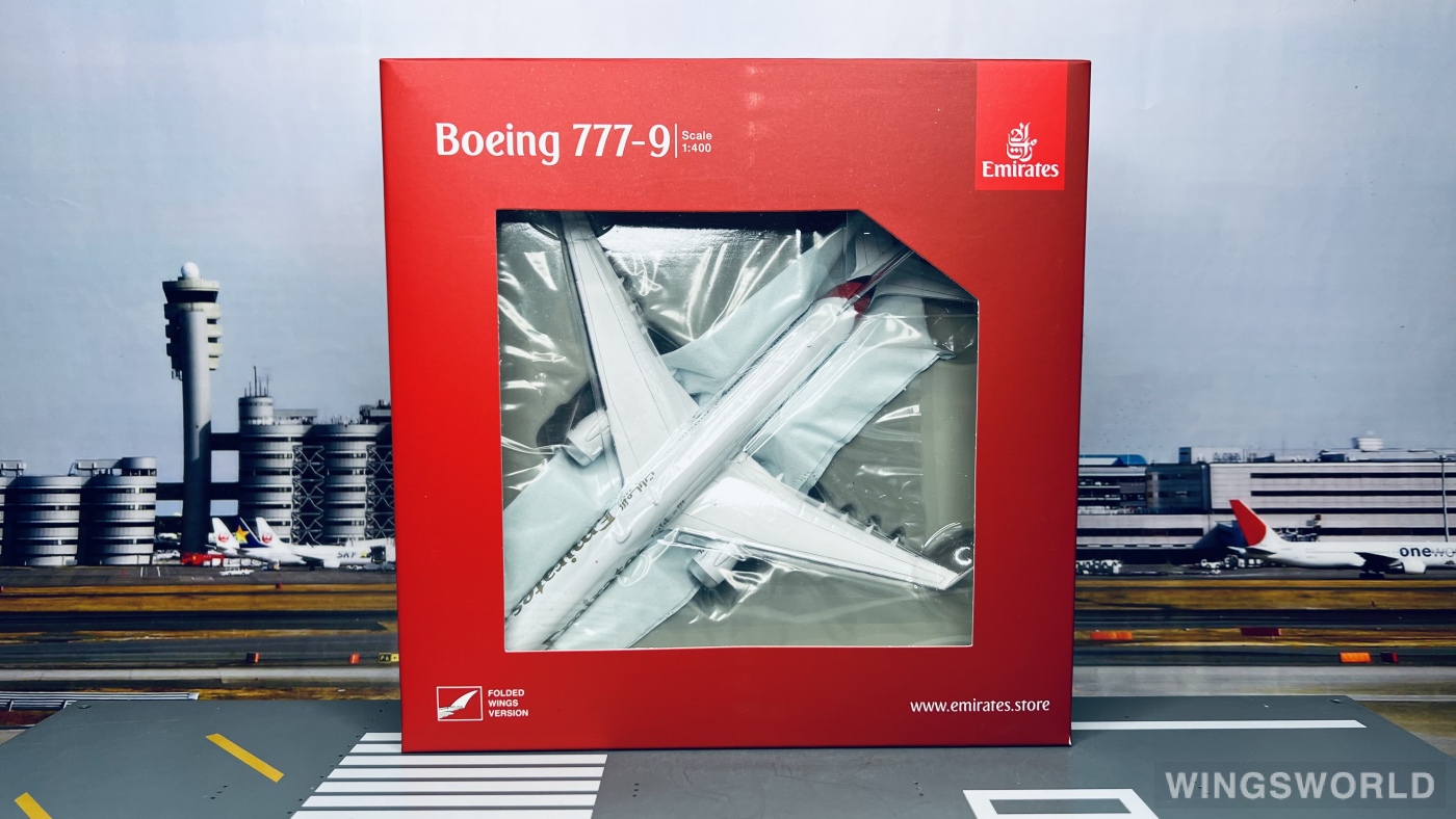 Geminijets 1:400 Boeing 777-9 Emirates 阿联酋航空GJUAE2160W A6-EZA