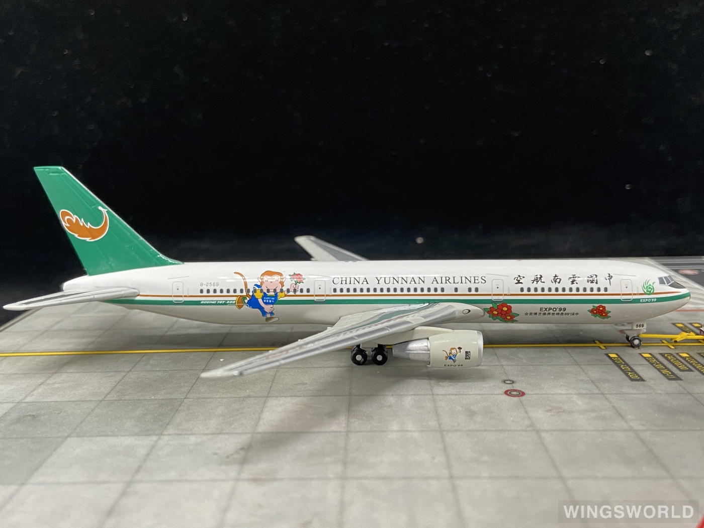 Golden Wings 1:400 94003001 China Yunnan Airlines 中国云南航空 Boeing 767-300 B-2569