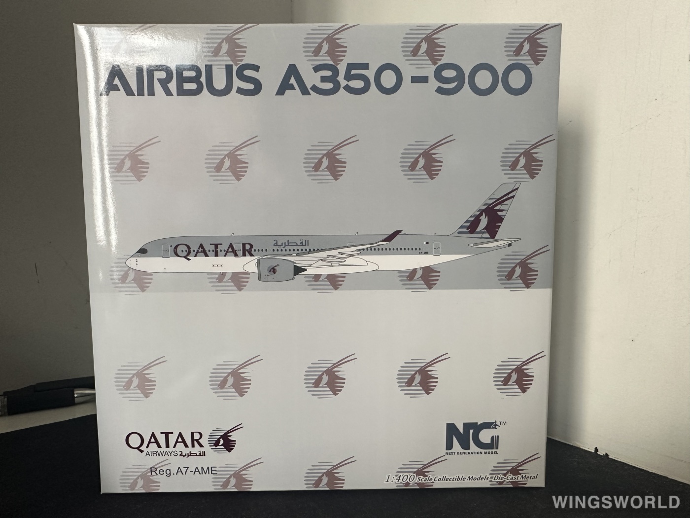 NGmodels 1:400 NG39015 Qatar 卡塔尔航空 Airbus A350-900 A7-AME