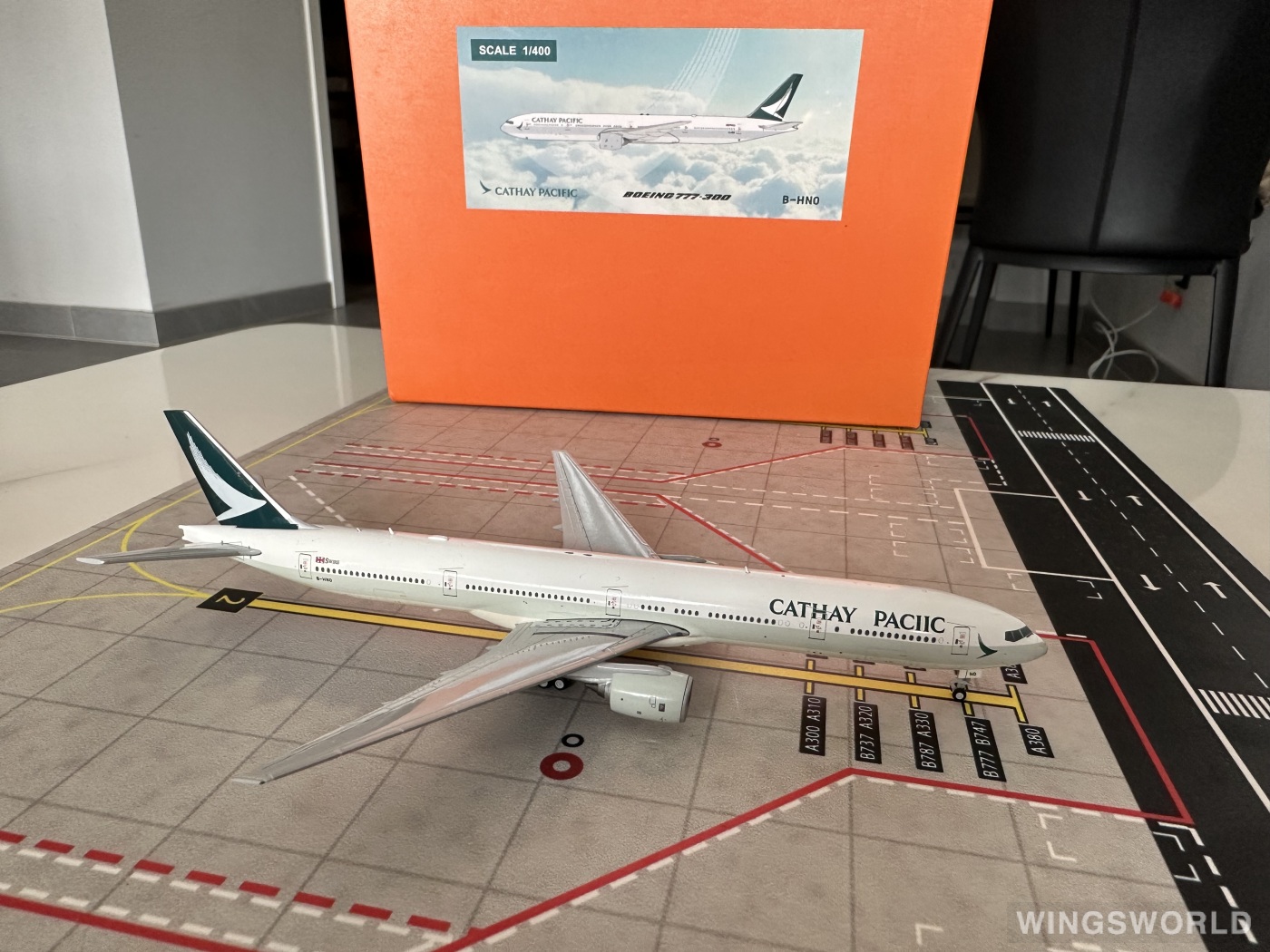 Joylludan Maquette d'avion Cathay Pacific Modèle d'avion pour collection et cadeaux