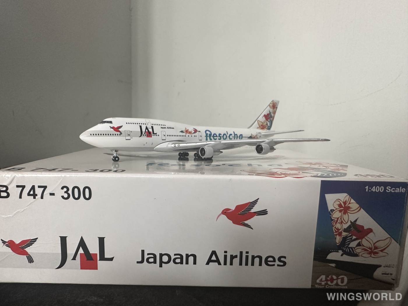 Big Bird 1:400 Boeing 747-300 Japan Airlines 日本航空BB4-2003-56