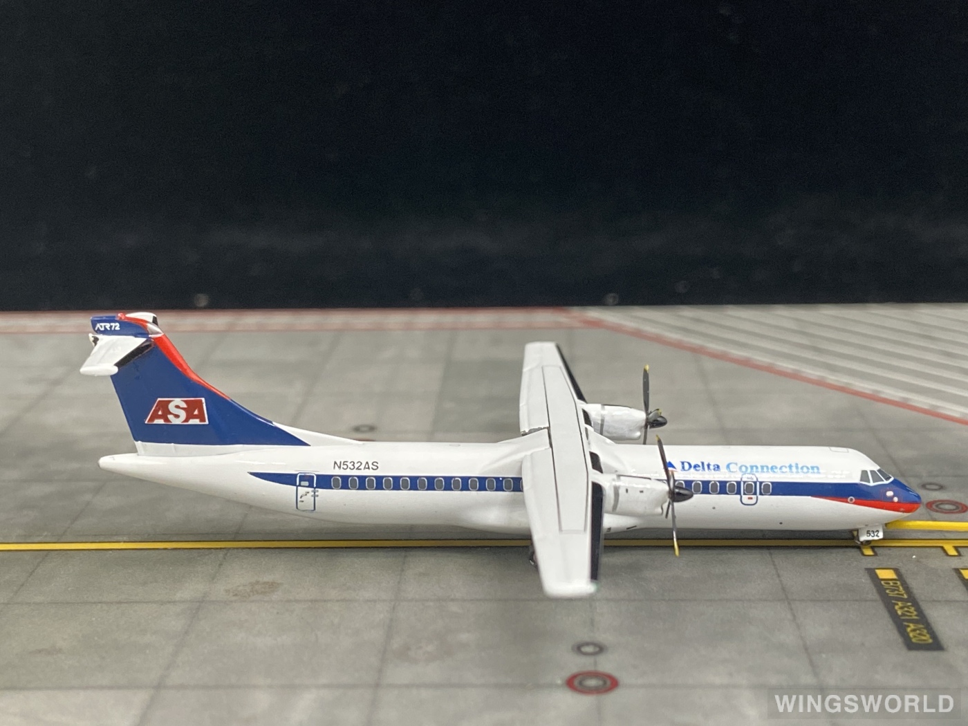 Geminijets 1:400 GJDAL1134 Delta Air Lines 达美航空 ATR 72 N532AS