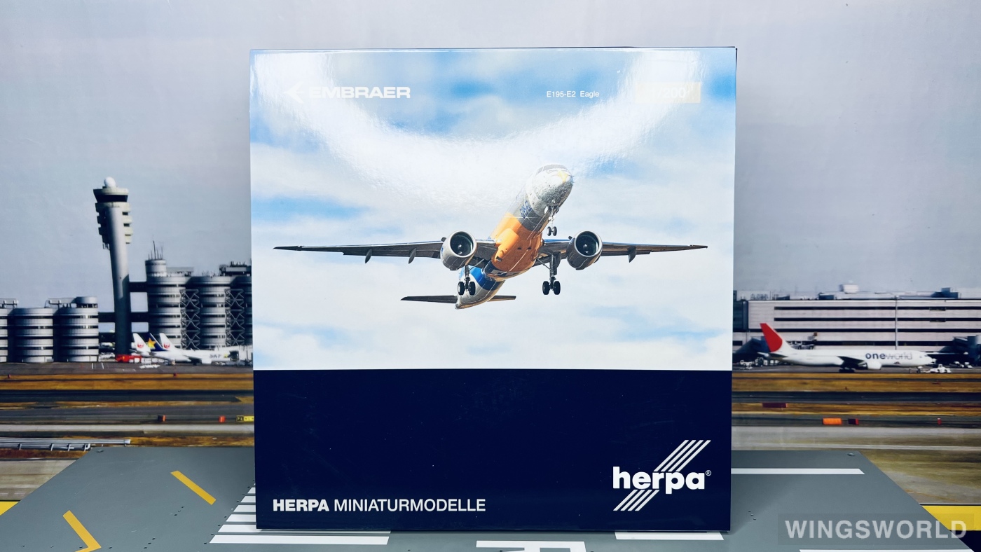 Herpa 1:200 572064 Embraer 巴西航空工业 Embraer ERJ-190 PR-ZIJ