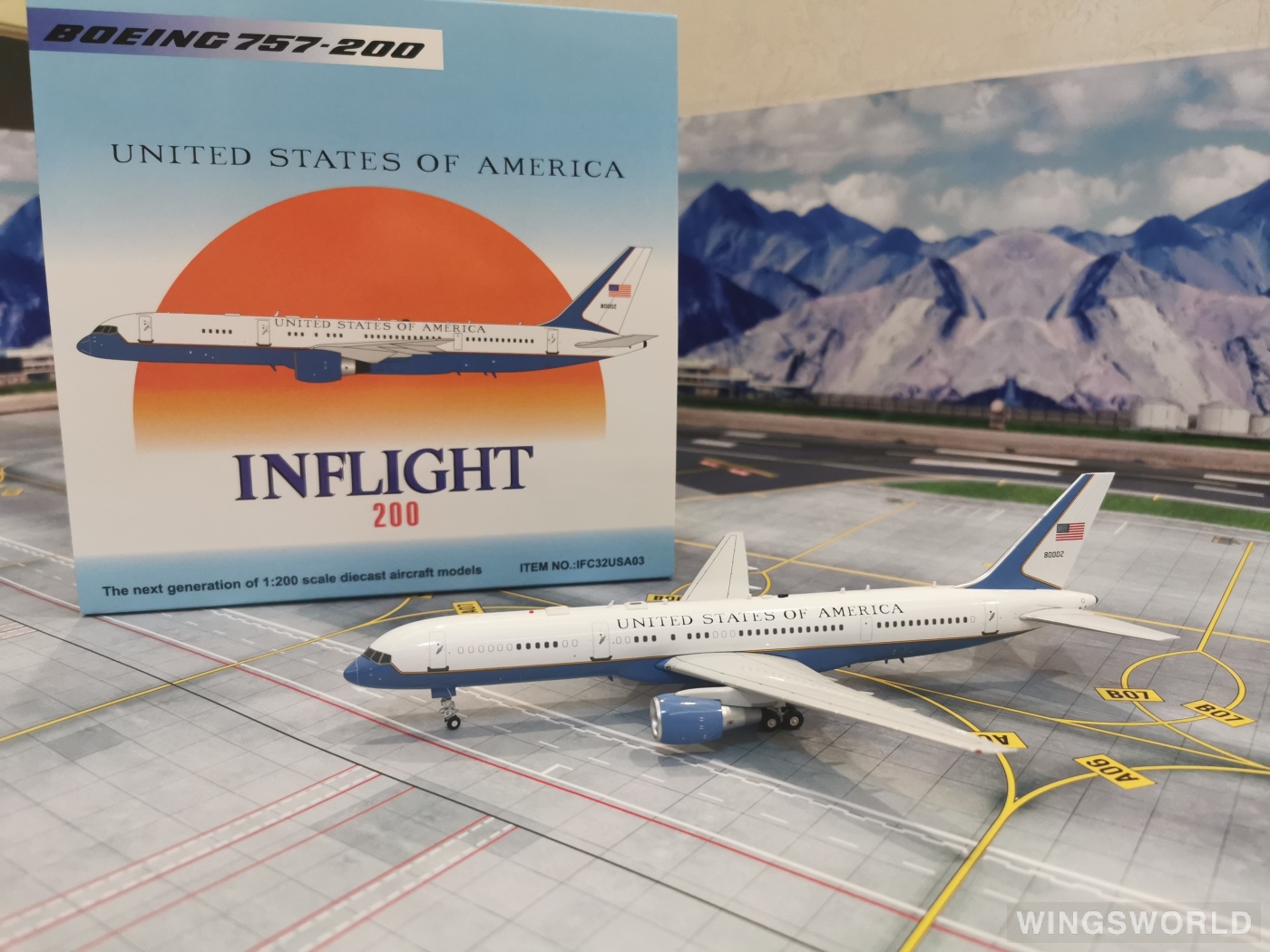 Inflight200 1:200 IFC32USA03 USAF 美国空军 Boeing 757-200 80002
