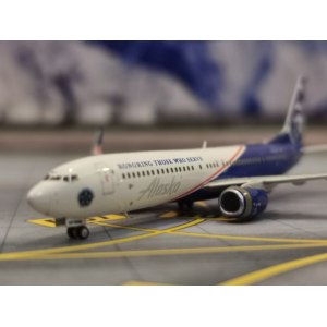 Alaska Airlines 阿拉斯加航空 Boeing 737-900 N265AK 退伍老兵彩绘 GJASA1624 Geminijets 1:400