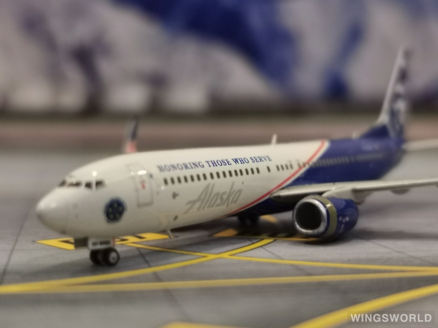 Geminijets 1:400 GJASA1624 Alaska Airlines 阿拉斯加航空 Boeing 737-900 N265AK
