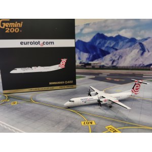LOT 波兰航空 Bombardier Dash 8-400 SP-EQA  G2ELO355 Geminijets 1:200