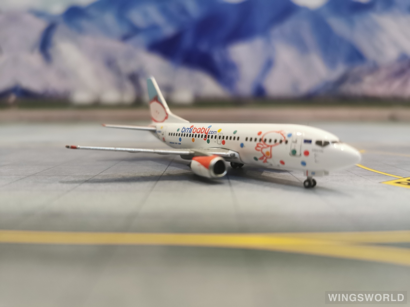 Geminijets 1:400 GJBMI981 BMI 英伦航空 Boeing 737-500 G-BVKB