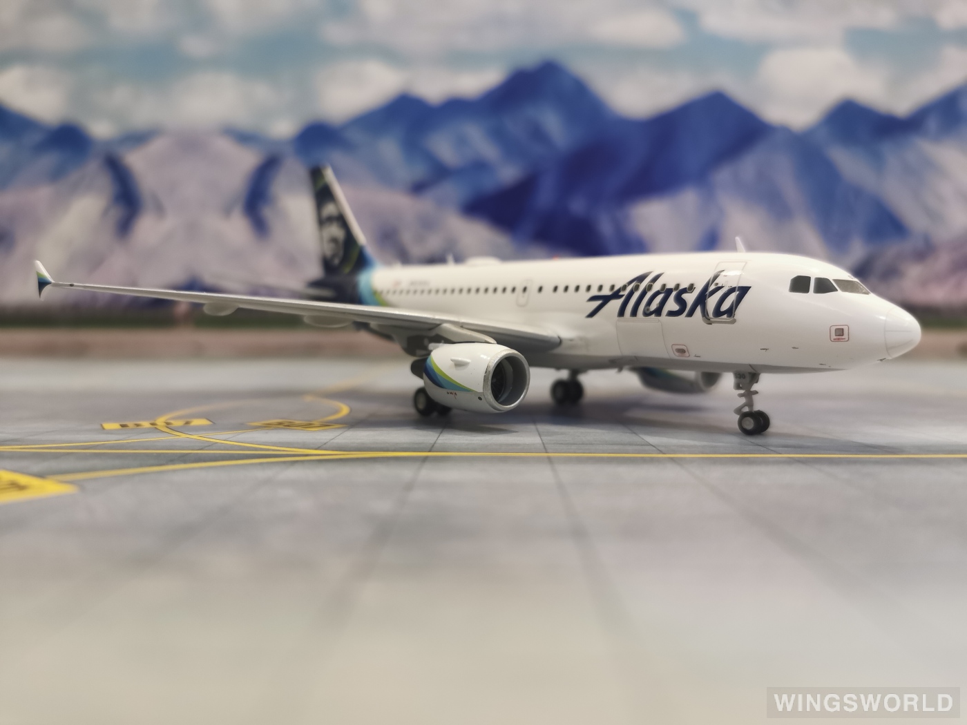 Geminijets 1:200 G2ASA830 Alaska Airlines 阿拉斯加航空 Airbus A319 N530VA