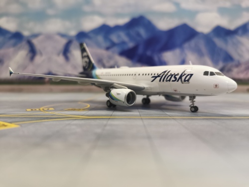 Alaska Airlines 阿拉斯加航空 Airbus A319 N530VA  G2ASA830 Geminijets 1:200