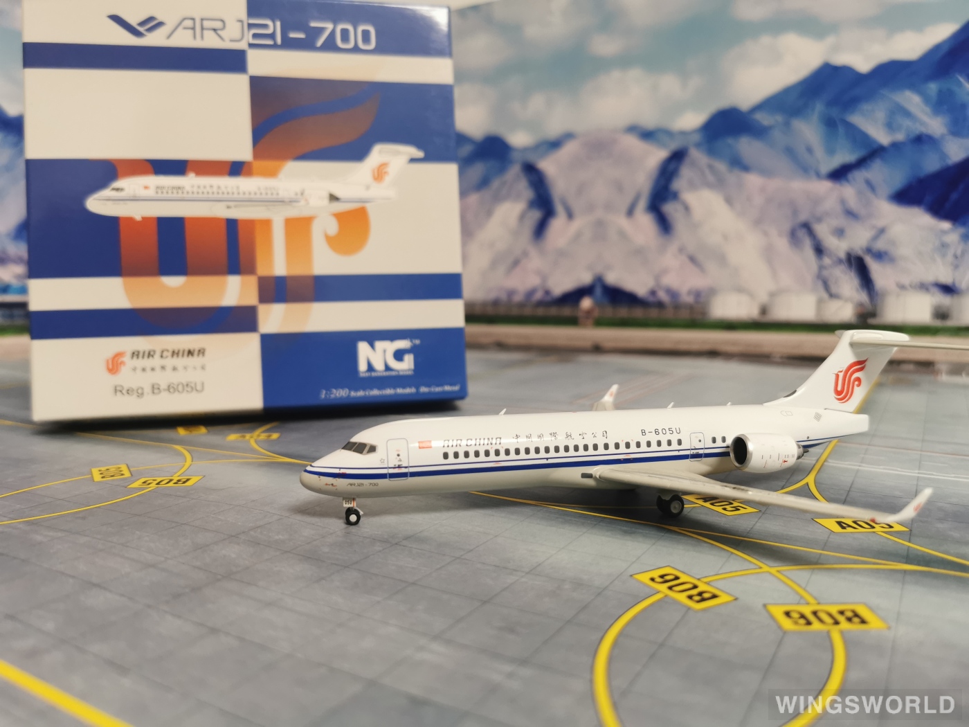 NGmodels 1:200 NG20101 Air China 中国国际航空 Comac ARJ21-700 B-605U