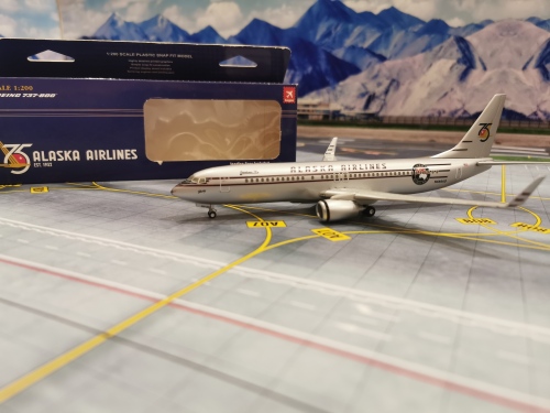 Alaska Airlines 阿拉斯加航空 Boeing 737-800   HG1806G Hogan 1:200
