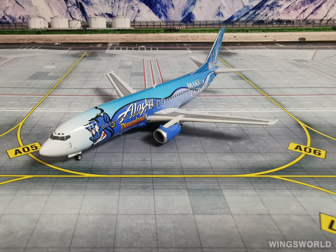 Phoenix 1:200 PH2N706AS Alaska Airlines 阿拉斯加航空 Boeing 737-400 N706AS